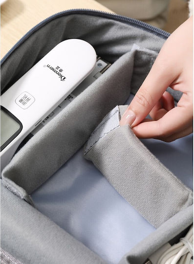 Alista Home Geantă Organizator Accesorii Cabluri Portabilă Impermeabilă 24.5 X 18 X 10 Cm Gri