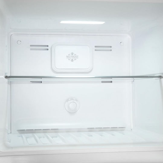 Heinner Double Door Refrigerator 415lt NoFrost H178xW70xD68cm Gray HF-HM415NFDXE++