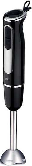 Life S.blend.it Blender De Mână Cu Tijă Din Inox 600W Negru