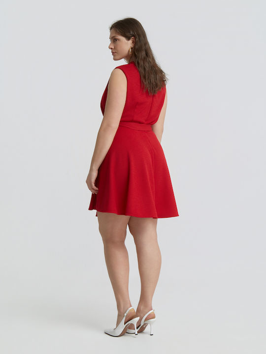 Rochii De Vară Pentru Femei Mini Rochie Roșie 8439.7071.NETTO-red