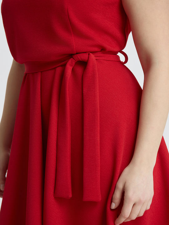 Rochii De Vară Pentru Femei Mini Rochie Roșie 8439.7071.NETTO-red