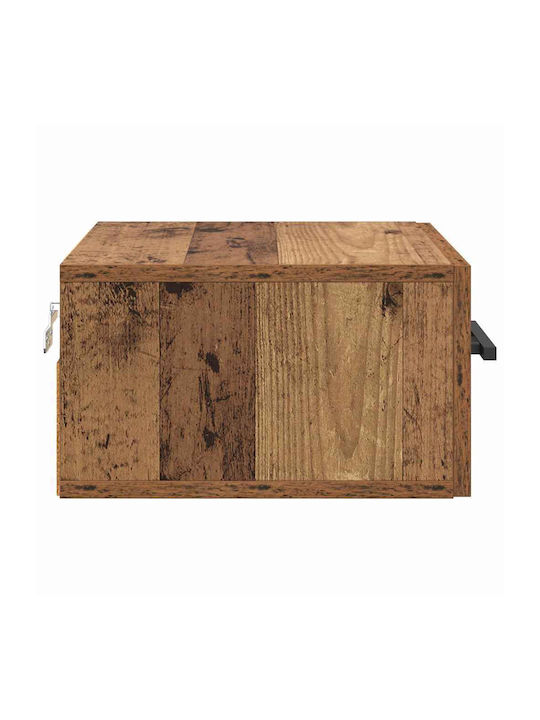 Κομοδίνο Ξύλινο Παλιό ξύλο 35x35x20cm 882418