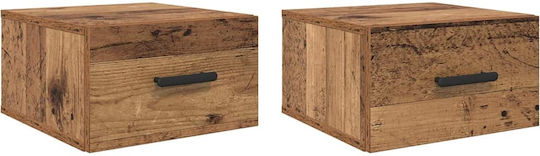 Комоди Дървени Old wood 2бр 35x35x20см