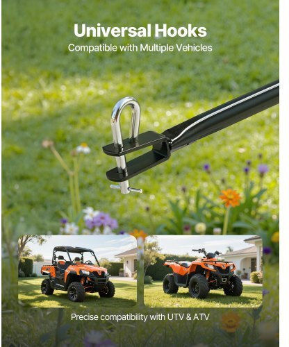 Vevor TCSBJ130LBSPQZ8XK001V0 Wheeled Seed / Fertilizer Spreader with 59kg Capacity