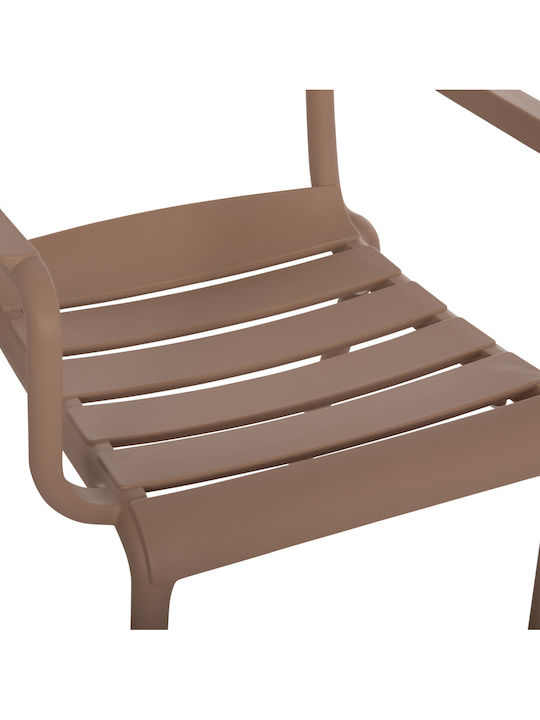 Gartenstühle Polypropylen Philly Beige 58,5x49x83cm