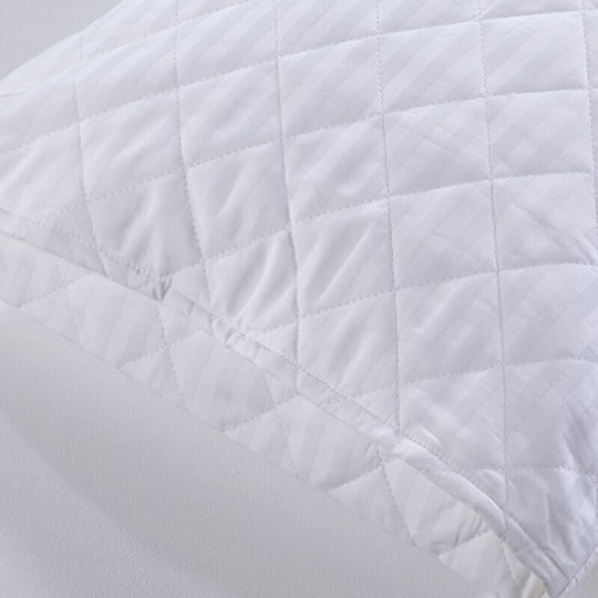 Down Town Home Pillow Protector Quilted White 52x75cm.