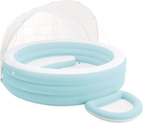 Intex Swim Center Canopy Lounge Aufblasbares Schwimmbecken 277x221x137cm