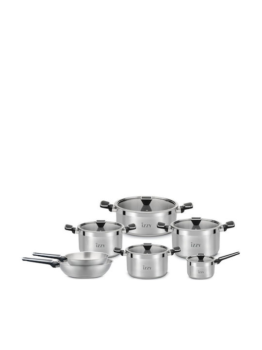 Izzy Top Chef Tiefer Edelstahl-Topf 26cm