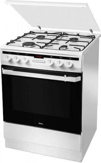 Amica 618GEH3.33HZpTaN(W) Готварска печка 62лт Ш60см. White