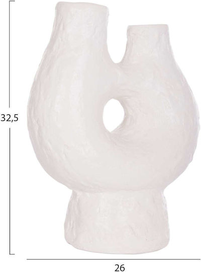 Freebox Set Ceramic Vases Orange 2 Pieces