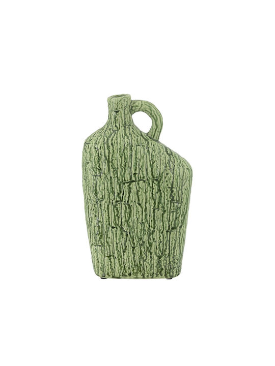 Artekko Vază Decorativă Ceramică Bliss Verde 21.5x10xÎnălțime 35cm