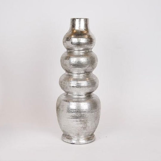 Vază Decorativă Din ceramică Argintiu 18x18x48cm 1buc