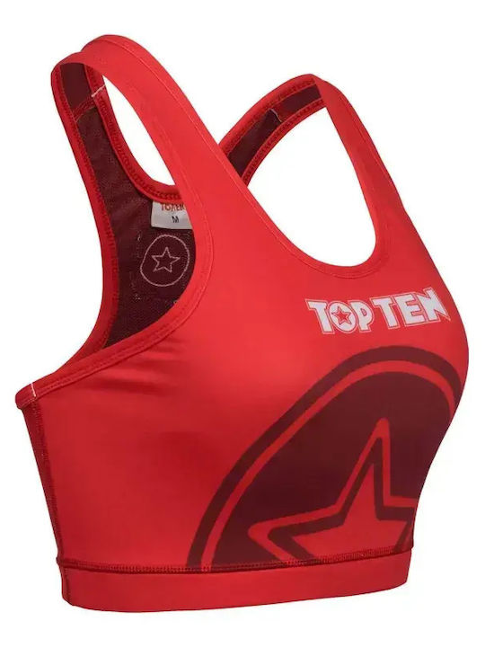 Women's Athletic Sports Bra Red