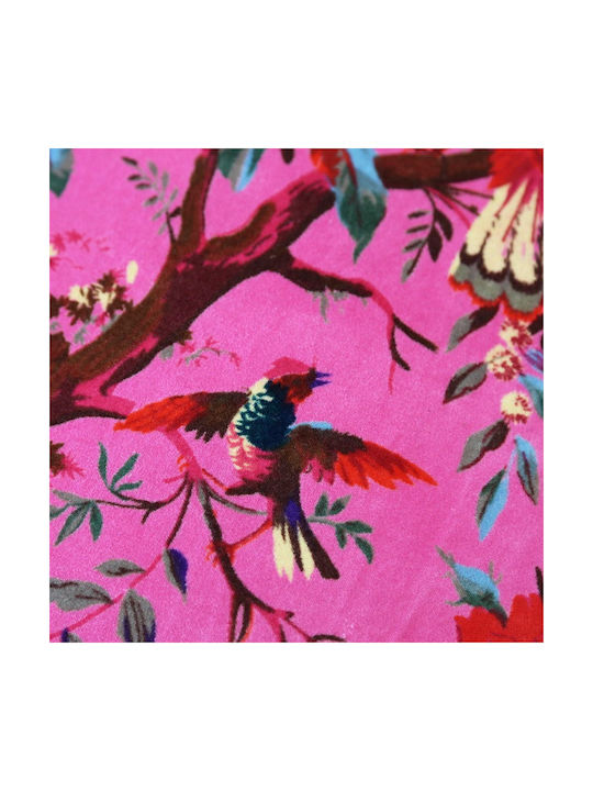 Synchronia Sofa Cushion Made of 100% Cotton Fuchsia 35x60cm
