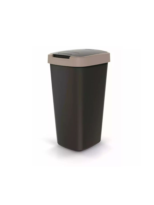 Prosperplast Keden Compacta Q Κάδος Απορριμμάτων Πλαστικός Καφέ / Μαύρος 25lt