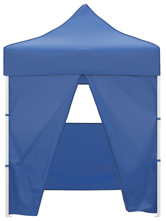 vidaXL Foldable Garden Blue Gazebo 2x2m