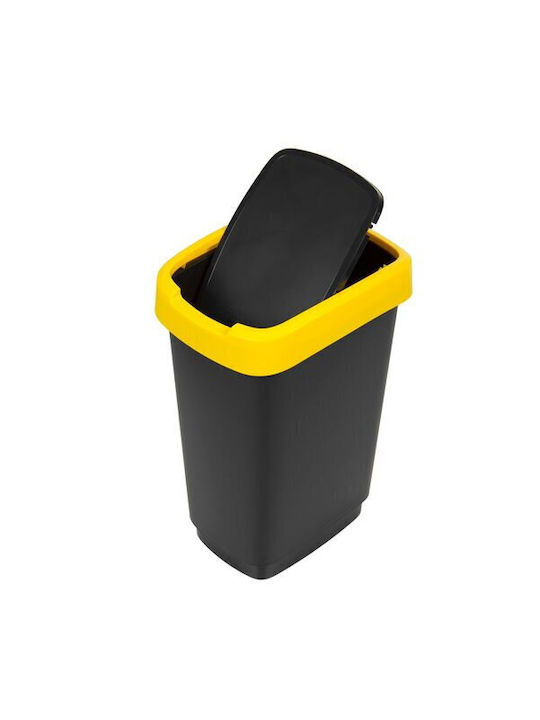 Rotho Babydesign Twist Coș de Gunoi Plastic Negru 25lt 1buc