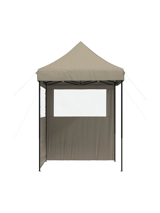 vidaXL Foldable Garden Brown Gazebo 2x2m