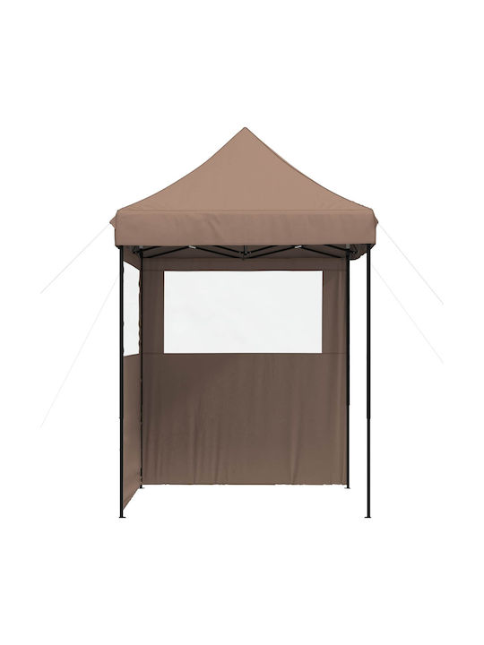 vidaXL Foldable Garden Brown Gazebo 2x2m