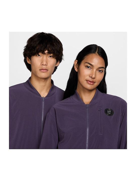 Sabrina Women's Reversible Bomber Jacket Purple