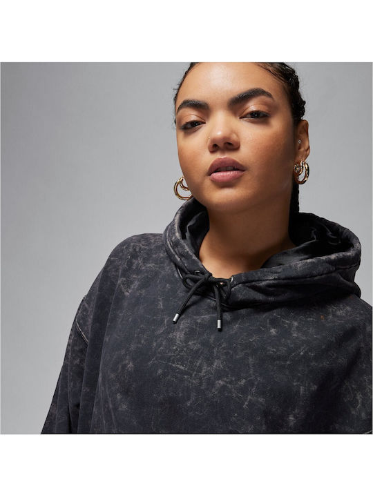 Women's Hoodie Sweatshirt Cardigan with Hood Black