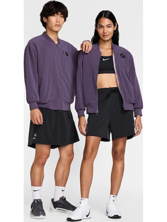 Sabrina Women's Reversible Bomber Jacket Purple