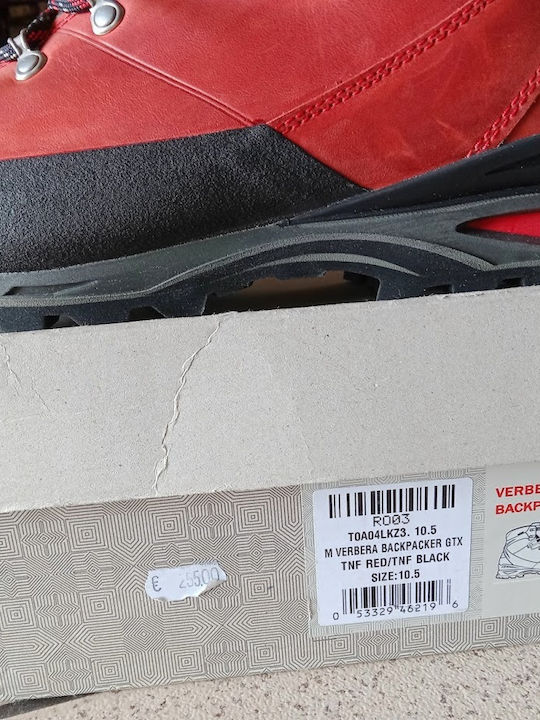 The North Face Goretex Tnf Мъжки Планински Обувки Червени