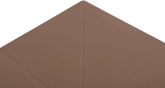 Tisch für kleine Außenbereiche Stabil Cappuccino 60.5x60.5cm