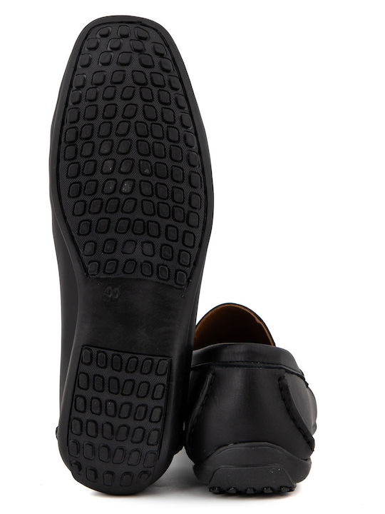 Sea City Leather Men's Moccasins in Black Colour