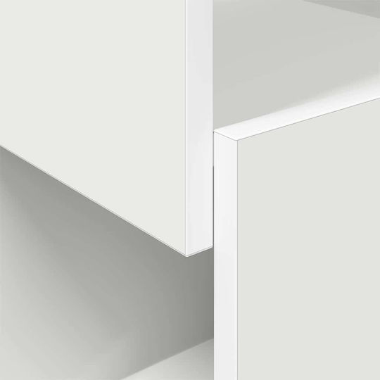 Бюро Шкаф Дървен Бял 30.5x30x65см