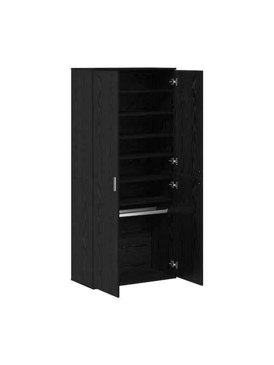 În picioare pe podea de Birou Black Oak 80x39x178cm
