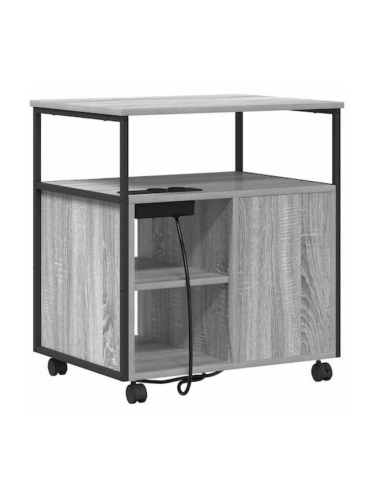 Office Storage Cabinet Grey Sonoma L60xW46xH67cm