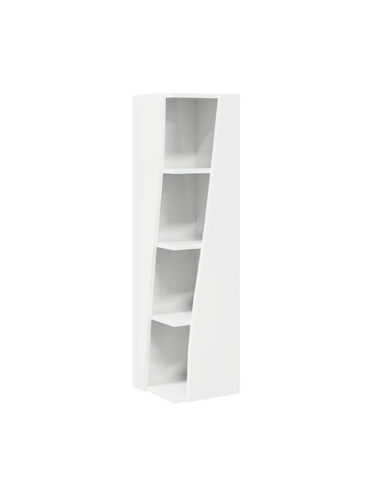 Office Storage Chipboard Cabinet White L27.5xW27xH102cm