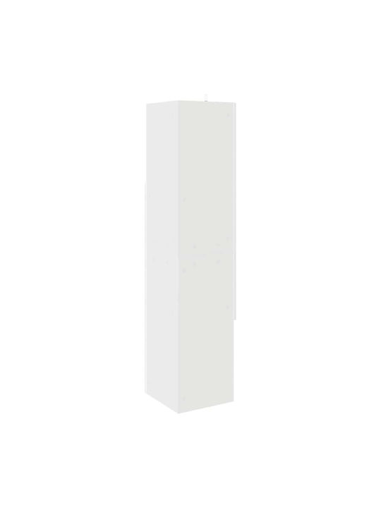 Office Storage Chipboard Cabinet White L32xW32xH140cm