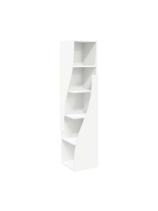Office Storage Chipboard Cabinet White L32xW32xH140cm