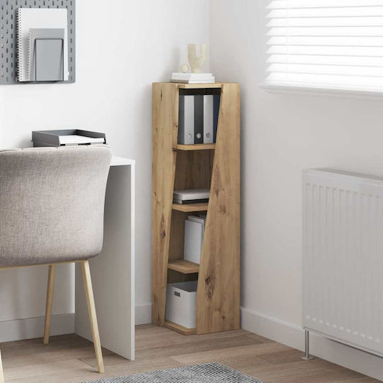 vidaXL Office Storage Cabinet Wooden White 27.5x27x102cm