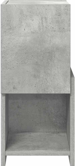 Дървен Бюро Шкаф Бял 25.5x25x55см