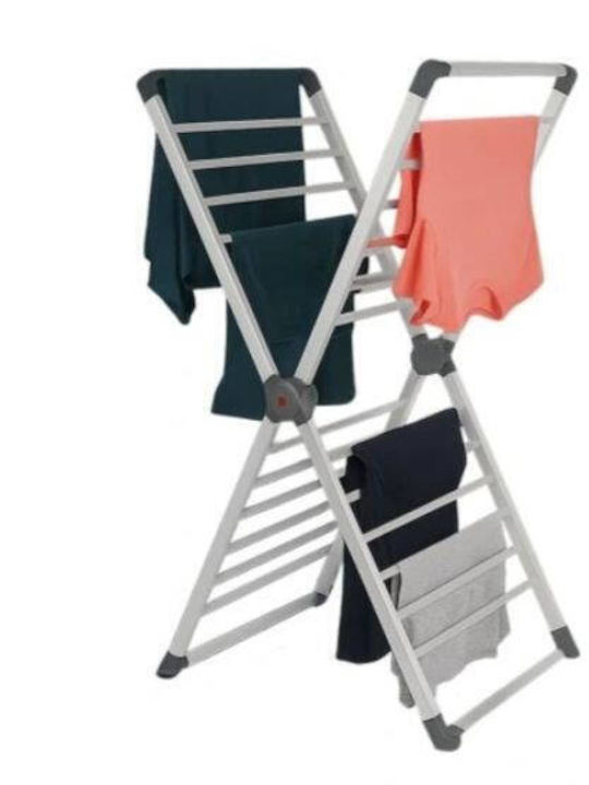 N'Oveen Folding Electric Floor Clothes Drying Rack Made of Aluminum