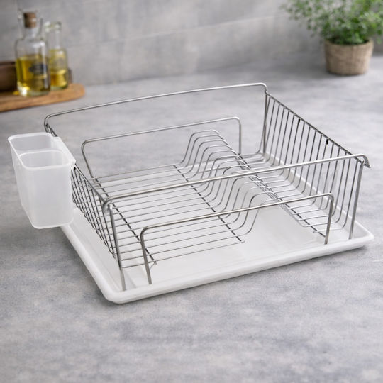Karvounis Scurgător De Chiuvetă Inox Argintiu 42.5x34.5x13.5cm Karvounis Scurgător De Chiuvetă Inox Argintiu 42.5x34.5x13.5cm