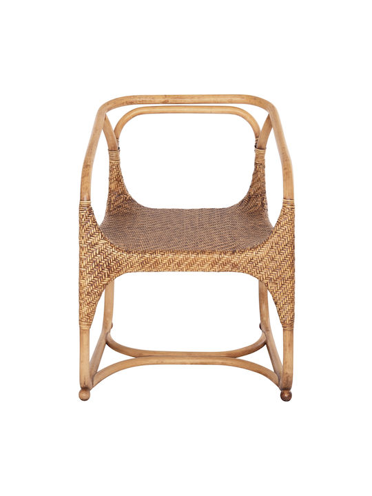 Relik Fotolii Sala de mese Lemn Natural Rattan-Walnut 1buc 60x57x79buc