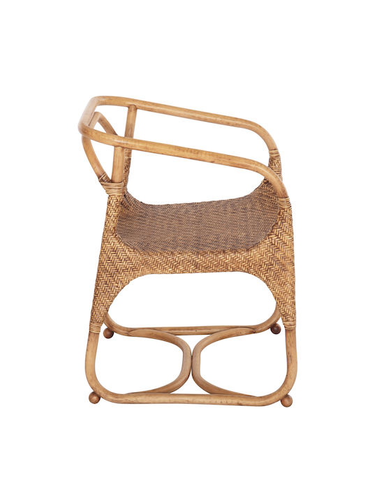 Relik Fotolii Sala de mese Lemn Natural Rattan-Walnut 1buc 60x57x79buc