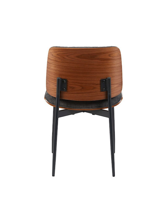 Kathy Dining Chair Metallic Gray 51x58x81cm