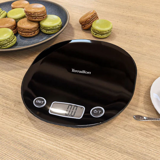 Terraillon Ψηφιακή Ζυγαριά Κουζίνας έως 5kg Μαύρη