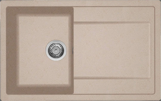 Elleci Life 300 LG230051 Drop-In Мивка от Синтетичен Гранит Ш79xД50см Avena
