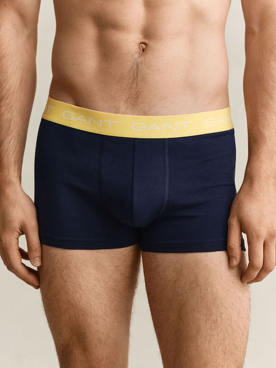Ανδρικά Μποξεράκια Μπλε Σκούρο με Σχέδια 3Pack