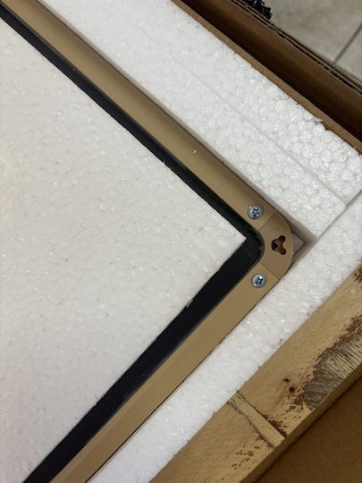 7000995gold Καθρέπτης Ορθογώνιος Χρυσός 100x60cm 7000995gold Καθρέπτης Ορθογώνιος Χρυσός 100x60cm
