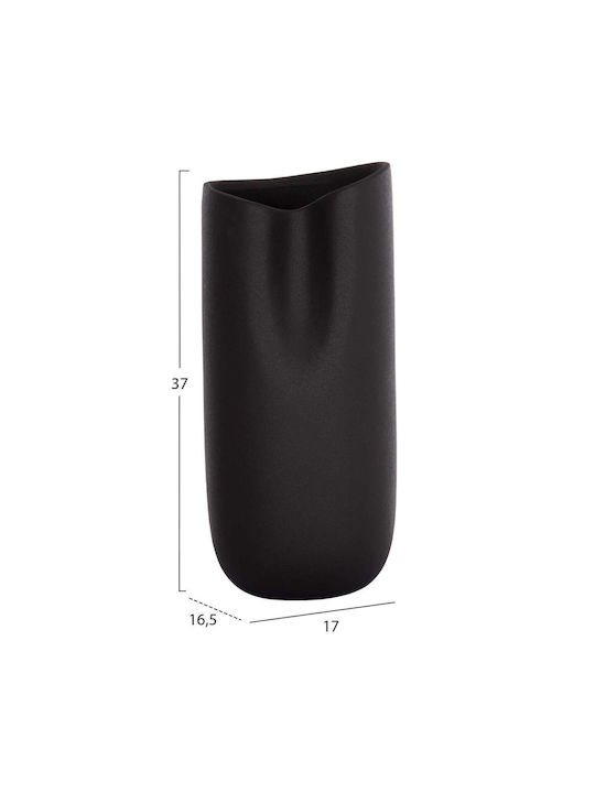 Tabletop Ceramic Decorative Item Fb94606.02 Black Matte 17x16.5x38cm