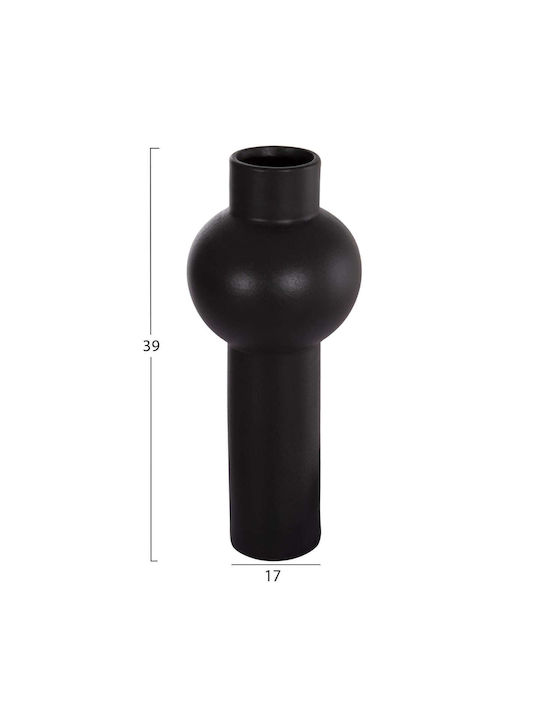Tabletop Ceramic Decorative Item Fb94604.02 Black Matte Φ17 5x40cm