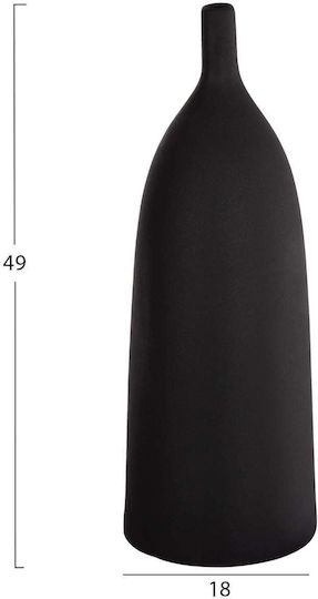 Ceramic Tabletop Decor Fb94633.02 Black Matte Φ18.5x50.5cm