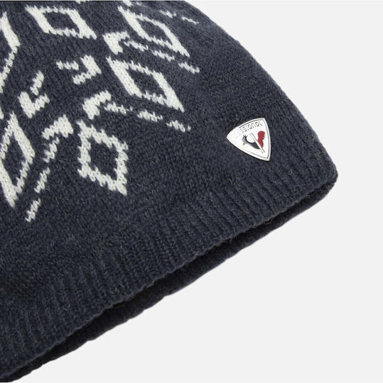 Beanie Women's Knitted Beanie in Navy Blue Color